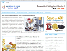 Tablet Screenshot of immersionblenderreviewspot.com